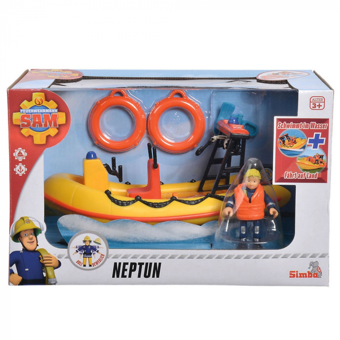 Barca Simba Fireman Sam Neptune cu figurina si accesorii [8]