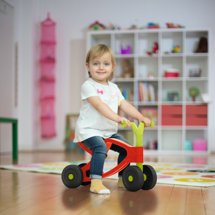 Bicicleta fara pedale Big Flippi red green [3]