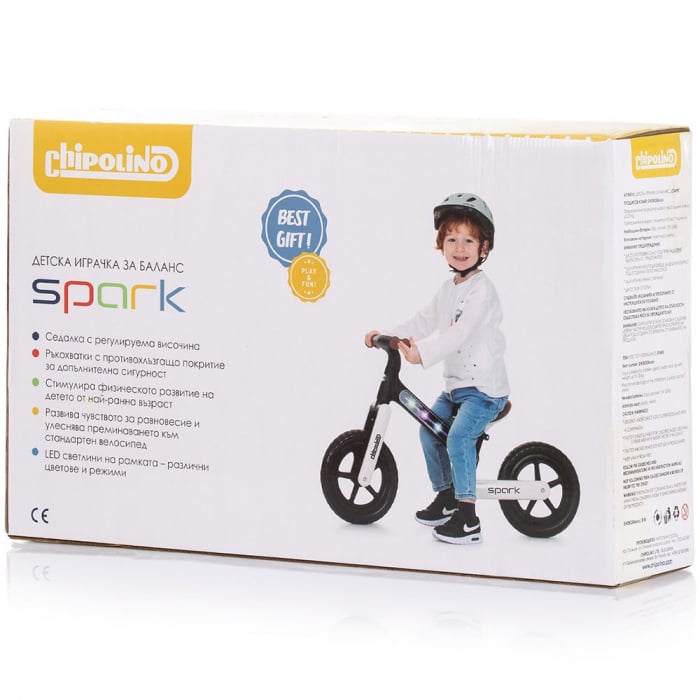 Bicicleta fara pedale Chipolino Spark green [5]