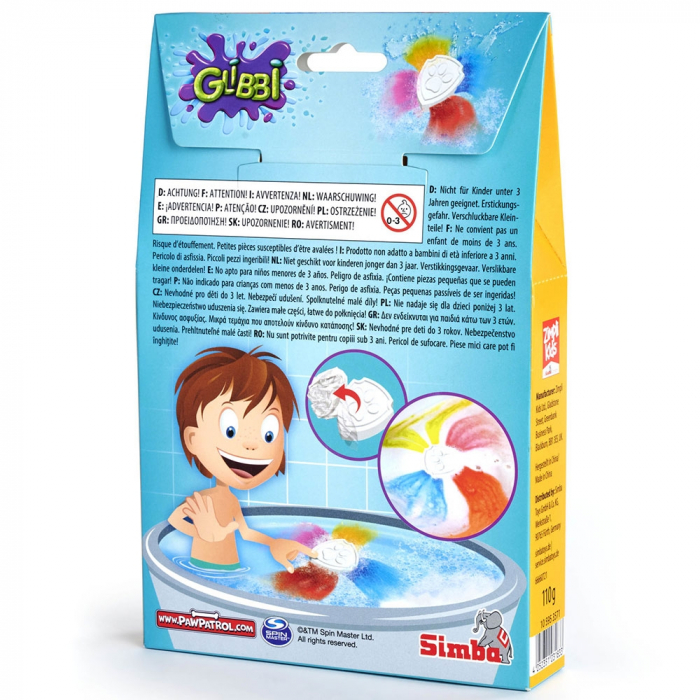 Bila efervescenta pentru baie Simba Glibbi Paw Patrol Bathbomb [5]