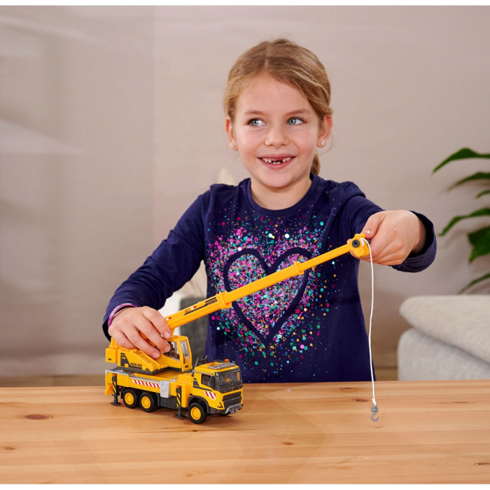 Camion cu macara Majorette Volvo Truck Crane cu lumini si sunete [6]