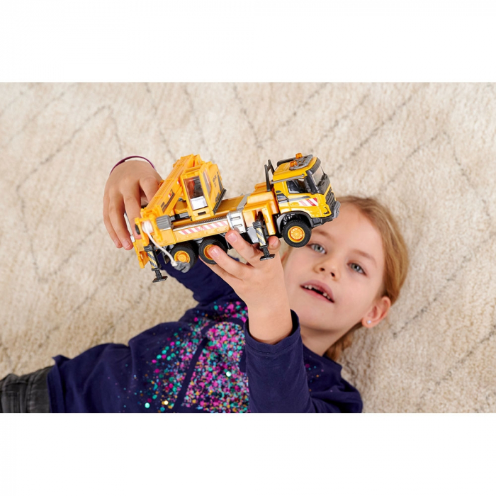 Camion cu macara Majorette Volvo Truck Crane cu lumini si sunete [8]
