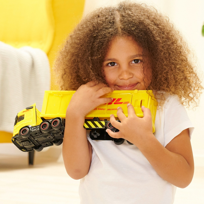 Camion Dickie Toys DHL Heavy Truck 35 cm cu lumini si sunete [9]