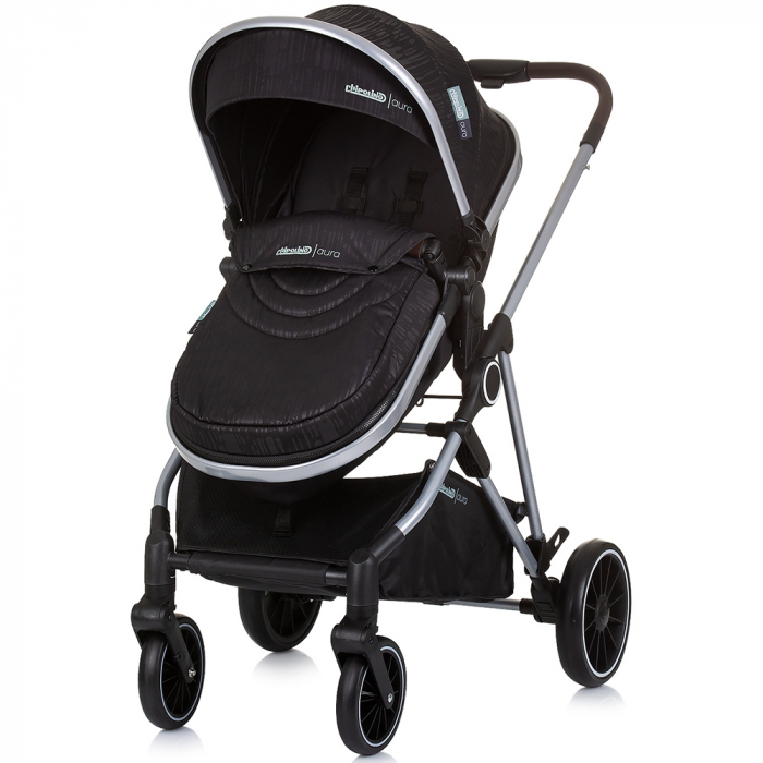 Carucior Chipolino Aura 2 in 1 obsidian silver [3]
