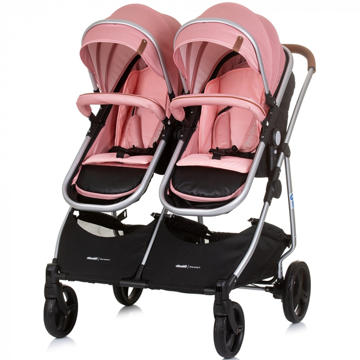 Carucior gemeni Chipolino Duo Smart 2 in 1 flamingo [6]