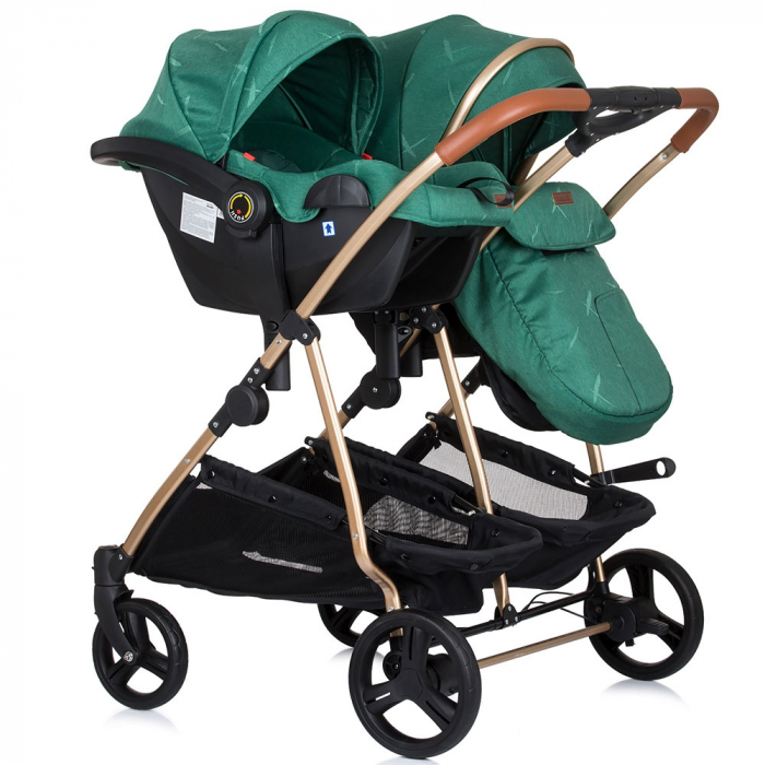 Carucior gemeni Chipolino Duo Smart 3 in 1 avocado [20]