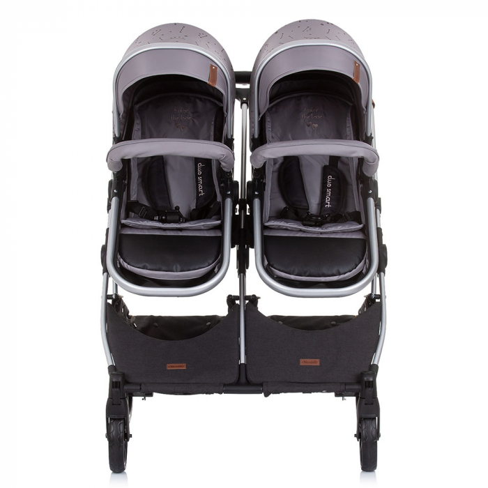 Carucior gemeni Chipolino Duo Smart 3 in 1 graphite [9]