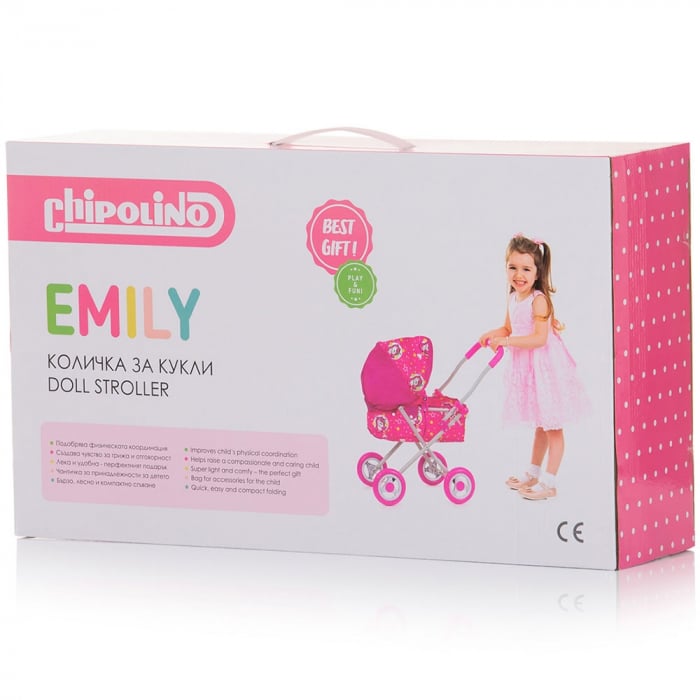 Carucior pentru papusi Chipolino Emily multicolor [4]