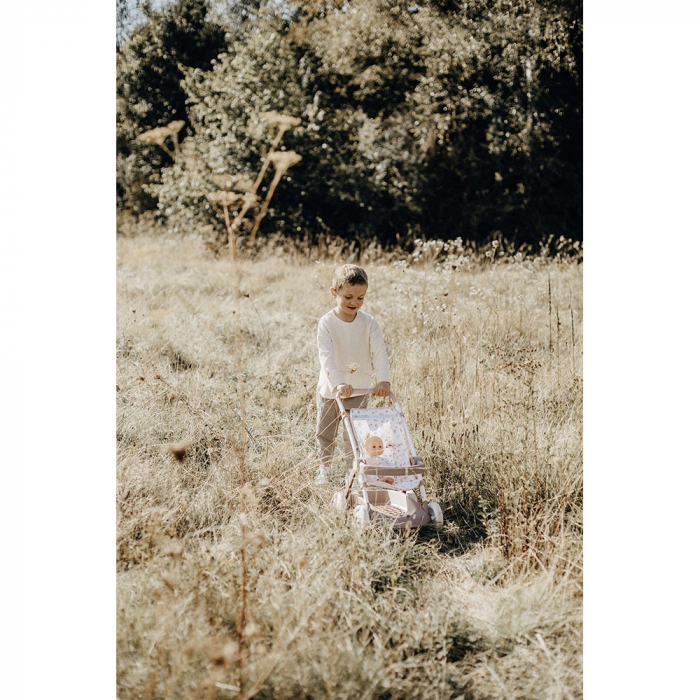 Carucior sport pentru papusi Smoby Baby Nurse Poussette crem [5]