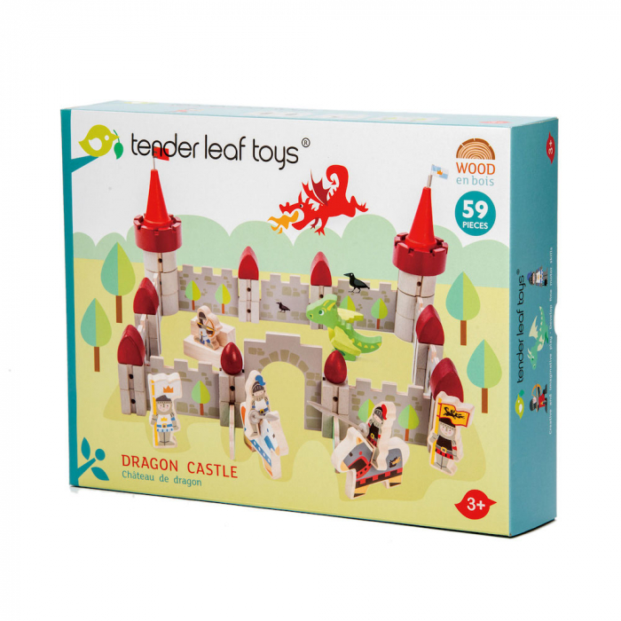 Set de construit castelul dragonului 59 piese - Dragon Castle [3]