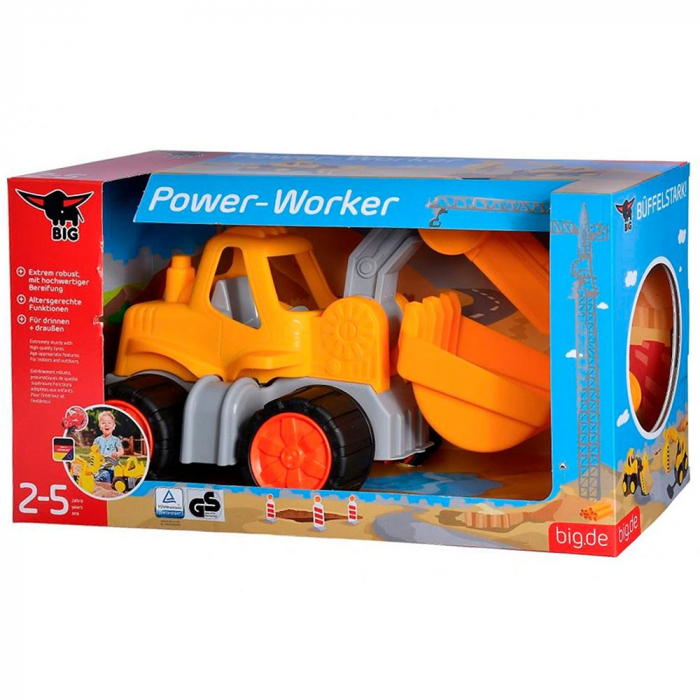 Excavator Big Power Worker Digger [4]