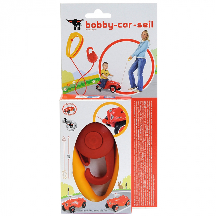 Funie cu carlig pentru tractare masinuta de impins Big Bobby Car Seil [4]