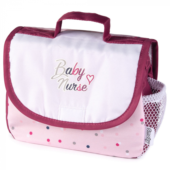 Gentuta de infasat pentru papusa Smoby Baby Nurse Changing Bag cu accesorii [3]