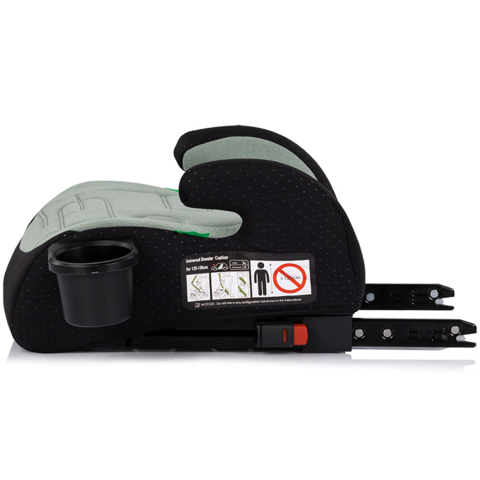 Inaltator auto Chipolino Go Boost Iso I-Size 125-150 cm cu sistem Isofix matcha [3]