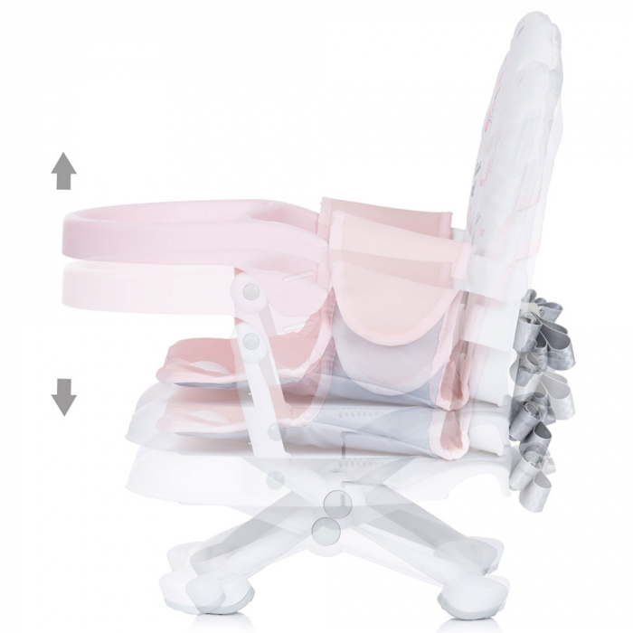 Inaltator scaun de masa Chipolino Lollipop blush [4]