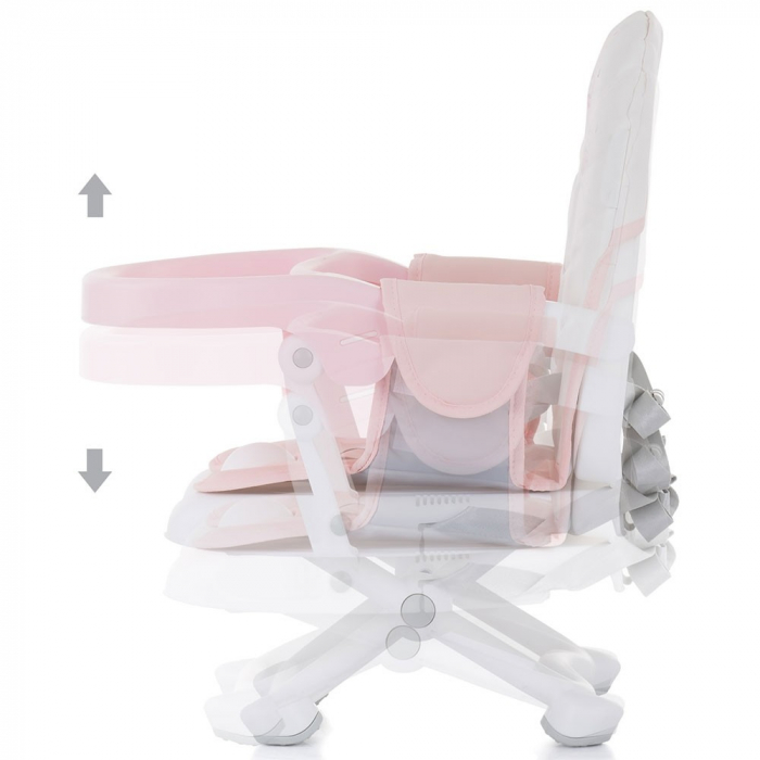 Inaltator scaun de masa Chipolino Lollipop Peony Pink [4]