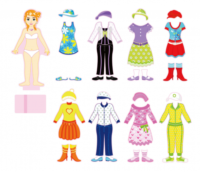 Joc magnetic - Imbraca fetita [2]