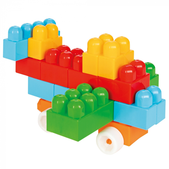 Jucarie Pilsan Cuburi de construit in cutie Super Blocks 95 piese [3]