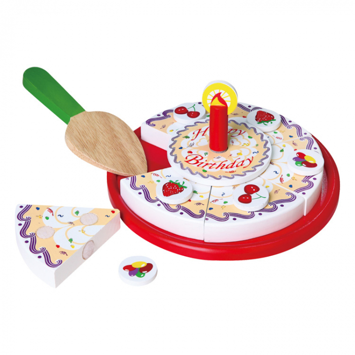 Jucarie pizza si tort din lemn [2]