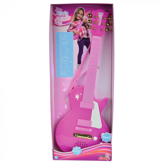 Jucarie Simba Chitara My Music World Girls Rock roz [3]