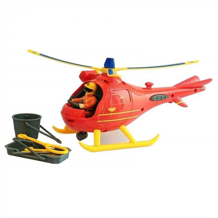 Jucarie Simba Elicopter Fireman Sam Wallaby cu figurina si accesorii [2]