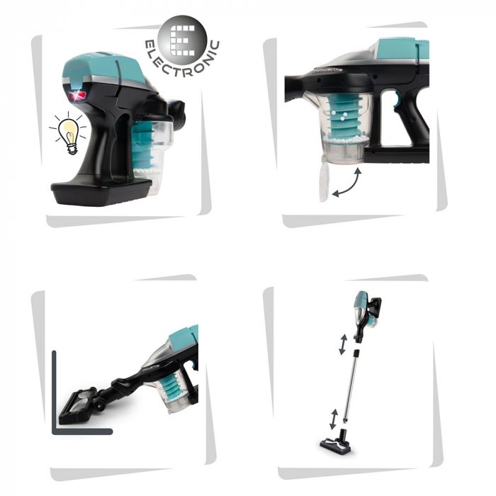 Jucarie Smoby Aspirator Rowenta Air Force negru [3]