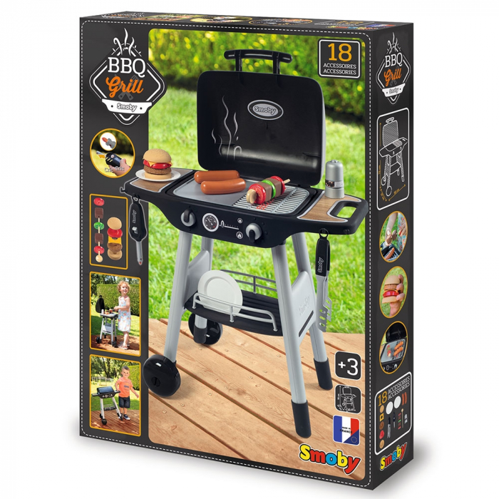 Jucarie Smoby Gratar BBQ cu 18 accesorii [13]