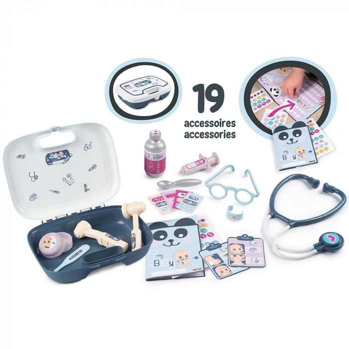 Jucarie Smoby Trusa doctor alb [4]