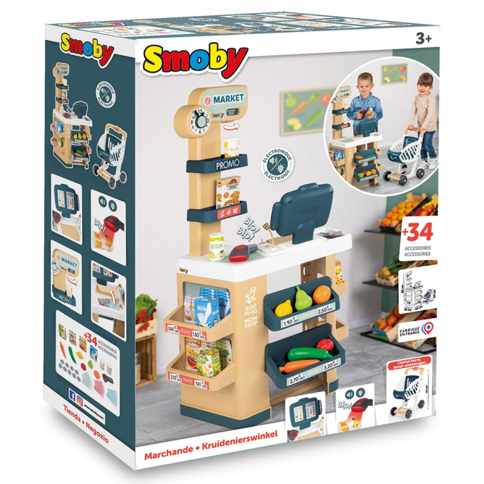 Magazin pentru copii Smoby Market cu 34 accesorii [8]