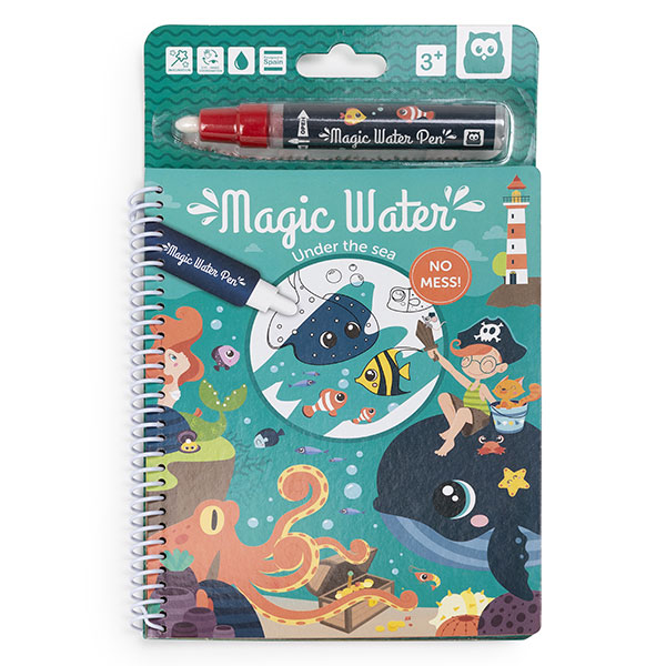 Markerul magic - carte de colorat cu apa Adancul oceanelor [1]