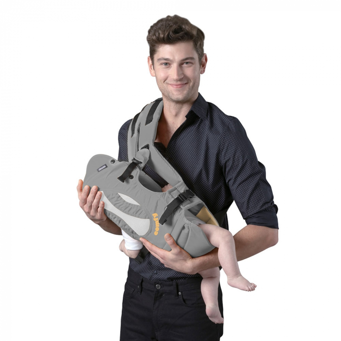 Marsupiu Chipolino Comfy grey [4]