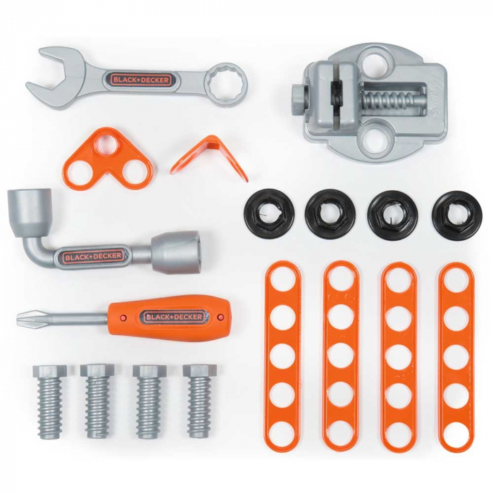 Masa de lucru Smoby Black & Decker 3 in 1 cu trusa de accesorii [2]