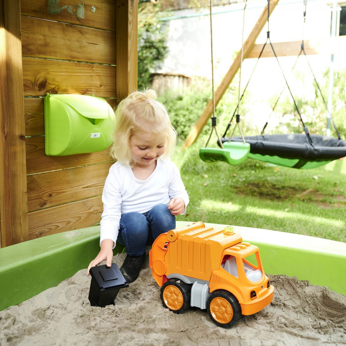 Masina de gunoi Big Power Worker Garbage Truck cu figurina [4]