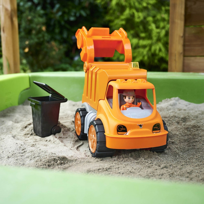 Masina de gunoi Big Power Worker Garbage Truck cu figurina [3]