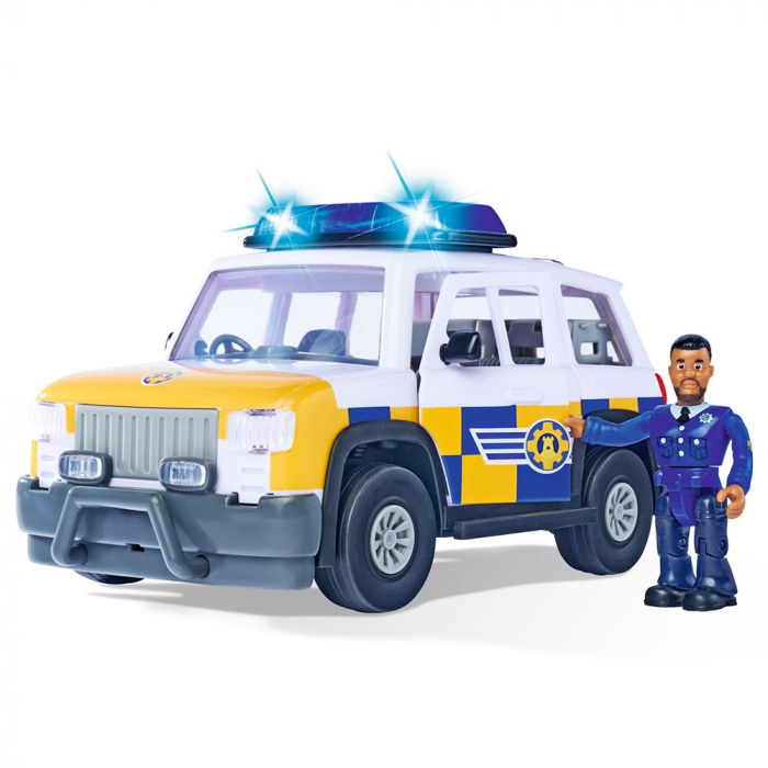 Masina de politie Simba Fireman Sam Police Car cu figurina Malcolm si accesorii [2]