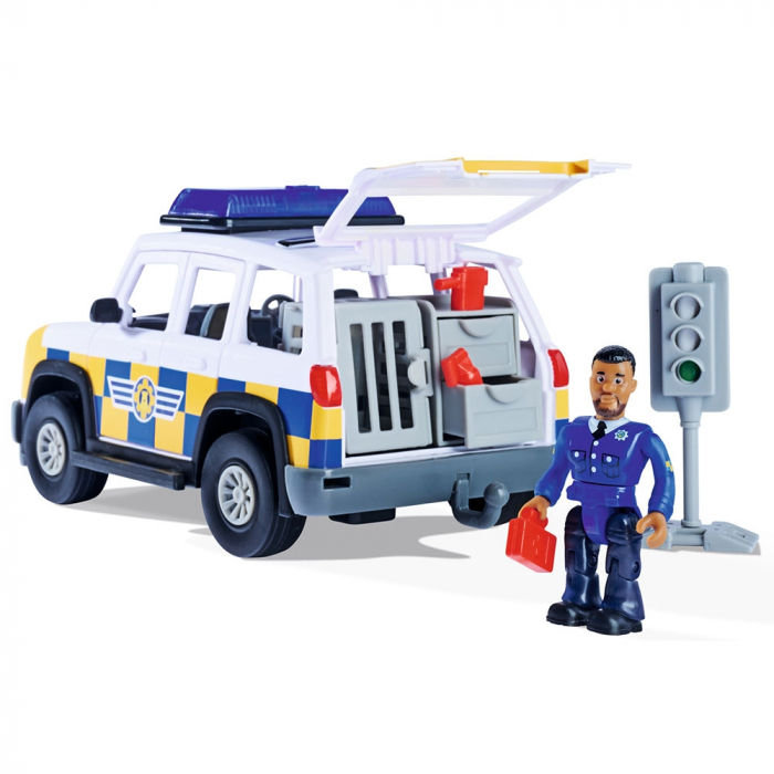 Masina de politie Simba Fireman Sam Police Car cu figurina Malcolm si accesorii [3]