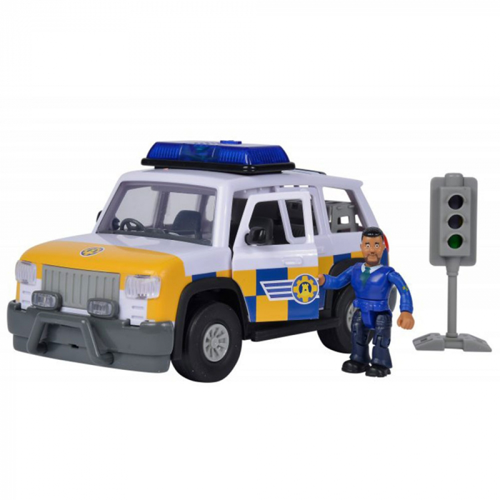 Masina de politie Simba Fireman Sam, Sam Police Car cu figurina si accesorii [2]