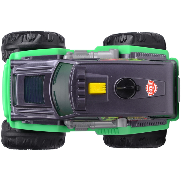 Masina Dickie Toys Rowdy Rocker 25 cm verde cu lumini si sunete [4]