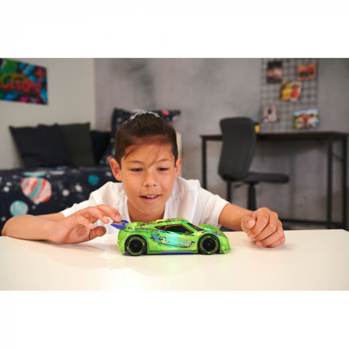 Masina Dickie Toys Speed Tronic 20 cm verde cu lumini si sunete [11]