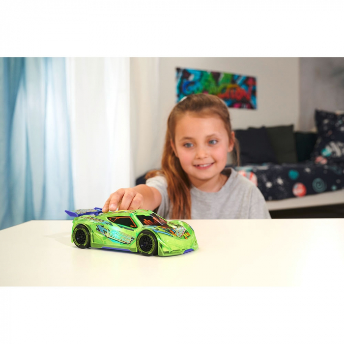 Masina Dickie Toys Speed Tronic 20 cm verde cu lumini si sunete [12]
