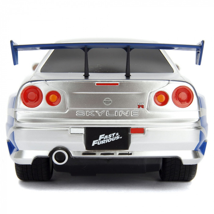 Masina Jada Toys Fast and Furious Nissan Skyline GTR cu telecomanda [5]