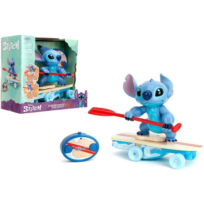 Masina Jada Toys Surfer Stitch 25 cm cu telecomanda [22]