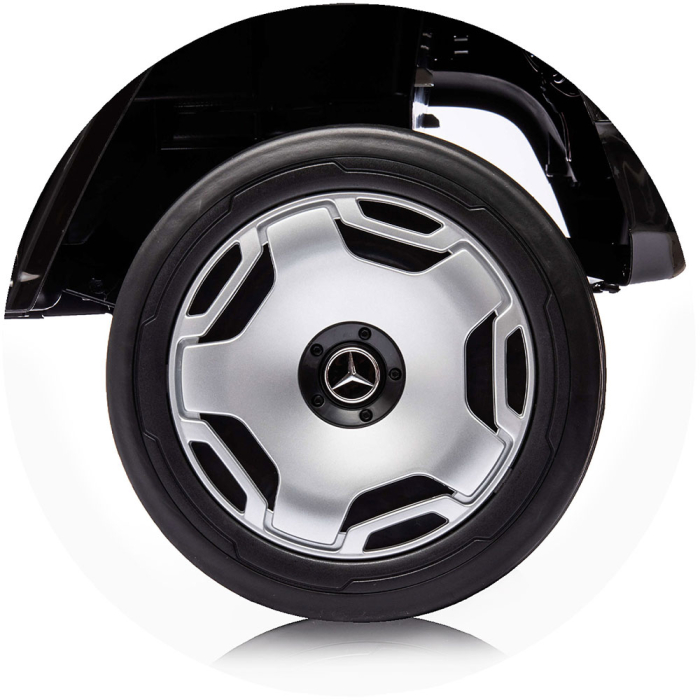 Masinuta electrica Chipolino SUV Mercedes EQG cu scaun din piele si roti EVA black [9]