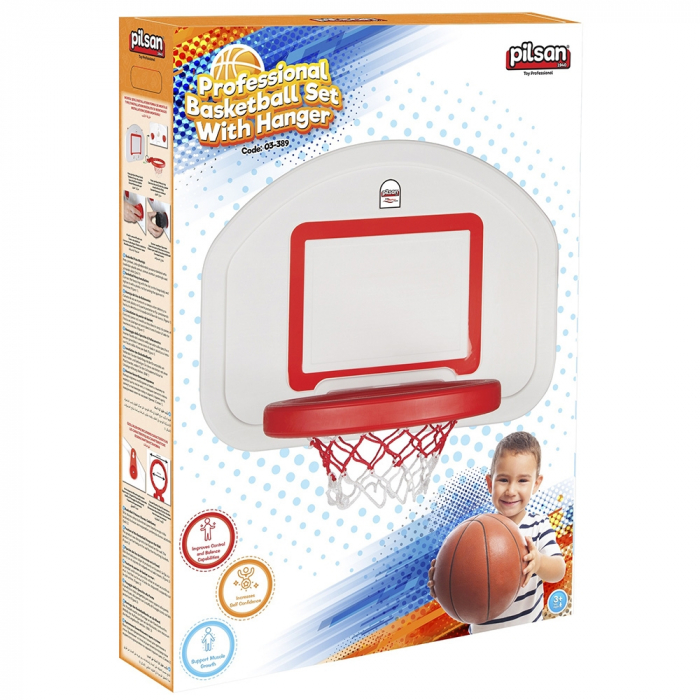 Panou cu cos baschet pentru copii Pilsan Professional Basketball Set with Hanger [2]