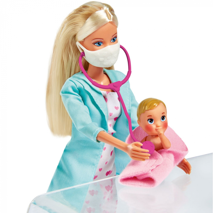 Papusa Simba Steffi Love Baby Doctor 29 cm cu accesorii [5]