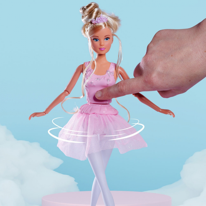Papusa Simba Steffi Love Dancing Ballerinas 29 cm cu figurina [6]