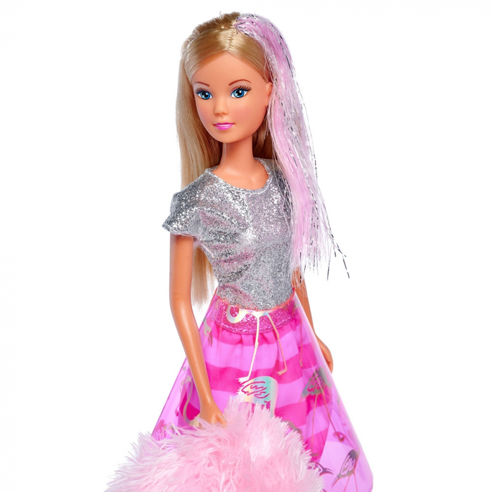 Papusa Simba Steffi Love Flamingo 29 cm cu accesorii [4]