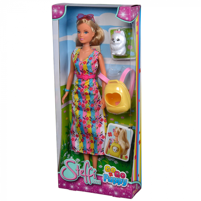 Papusa Simba Steffi Love Go Go Puppy 29 cm cu figurina si accesorii [11]