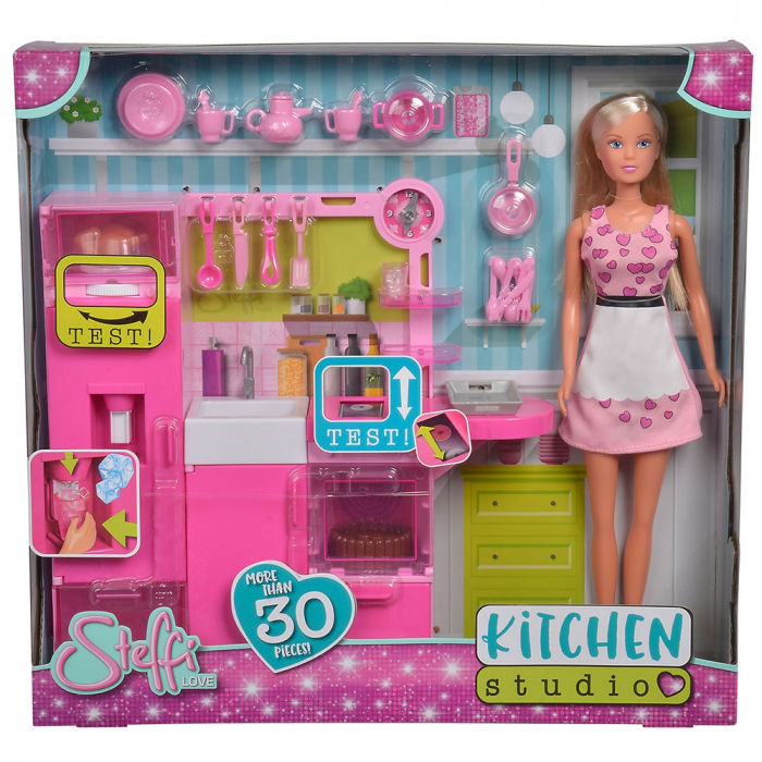 Papusa Simba Steffi Love Kitchen Studio 29 cm cu bucatarie si accesorii [10]