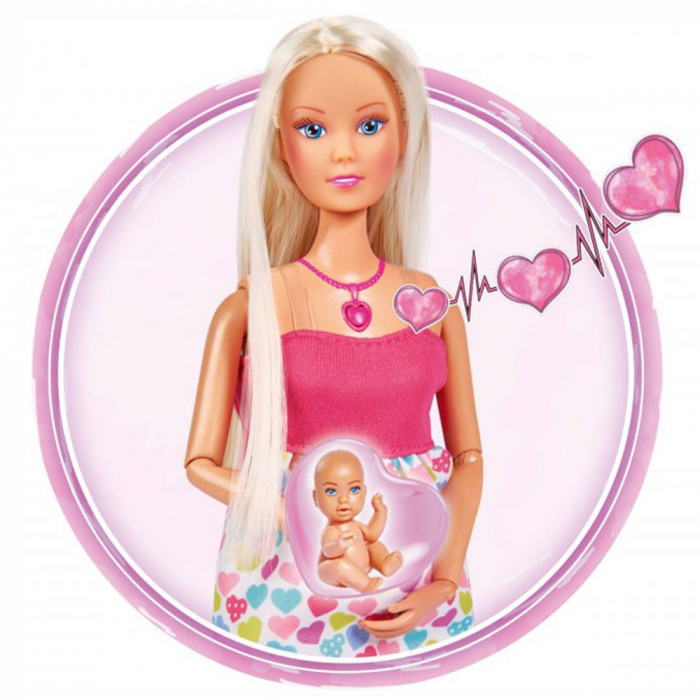 Papusa Simba Steffi Love New Born Baby 29 cm cu accesorii [3]